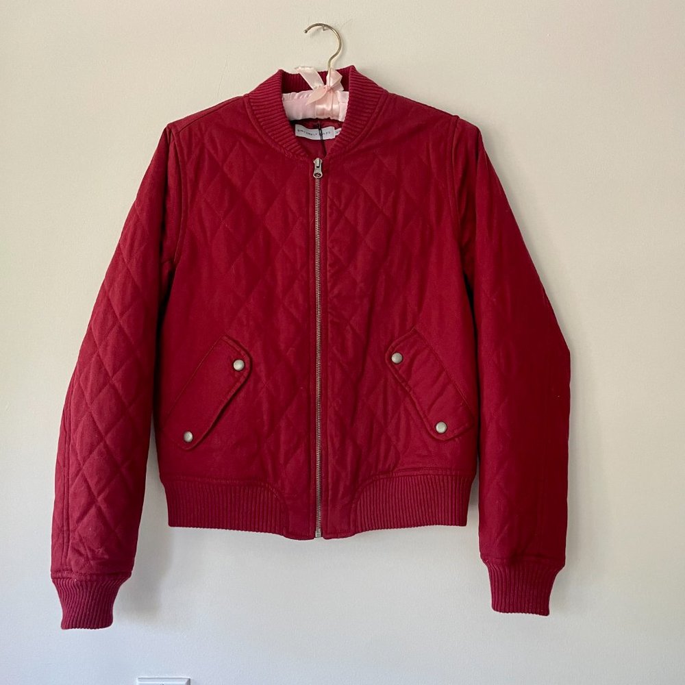 Sincerely Jules Quilted Cotton Bomber Jacket $189 (XS) NWT